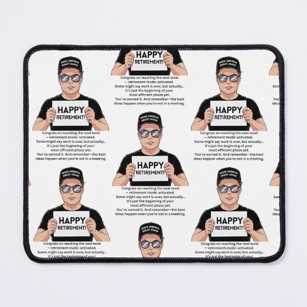 Item preview, Elon Musk Happy Retirement! designed and sold by Tiffany Roy.