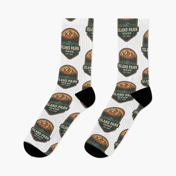 Item preview, Island Park Idaho Est. 1947 – Vintage Outdoor Adventure Design designed and sold by LittleMiddleMomma.