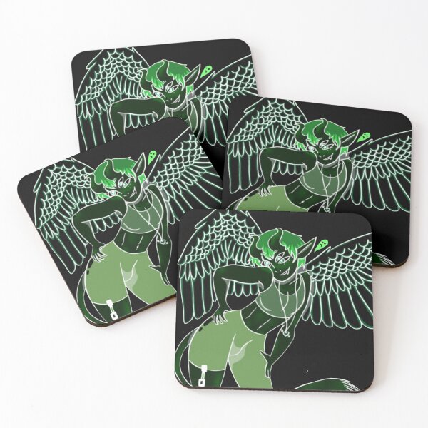 Item preview, Cupido Pink Demon Ocaso green B designed and sold by Jen-stuffs.