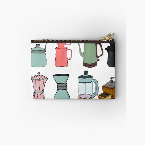 Item preview, Hand-Drawn Illustration of Various Coffee Brewing Tools and Equipment designed and sold by sigoisette.