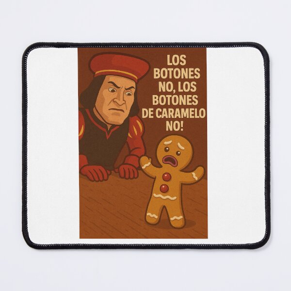 Item preview, No Candy Buttons! – Classic Gingerbread Design designed and sold by ElCineFriki.
