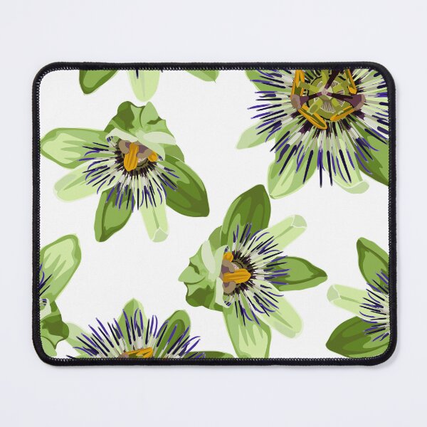 Item preview, Seamless tropical palm leaves, Passiflora flowers. Jungle leaves. designed and sold by MatyKotiv.