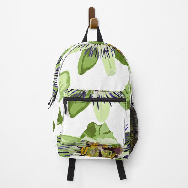Item preview, Seamless tropical palm leaves, Passiflora flowers. Jungle leaves. designed and sold by MatyKotiv.