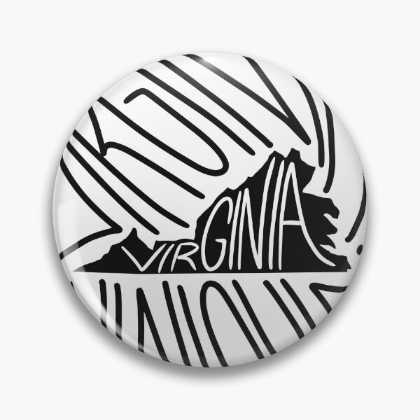 Item preview, Virginia State - VA Map and Flag - Black and White - Typography USA Mother of States designed and sold by Ranggasme.