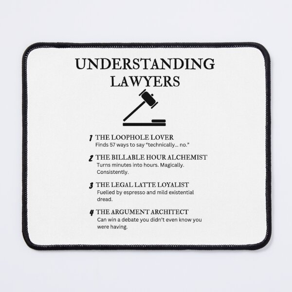 Item preview, Understanding Lawyers – Funny Legal Job Quotes for Attorneys & Law Students designed and sold by PsyFlow35.