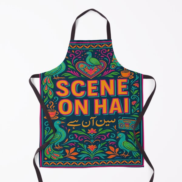 Item preview, Scene On Hai – Desi Truck Art Vibes designed and sold by StudioCultura.