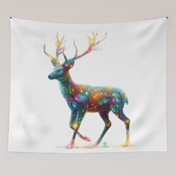 Item preview, Colorful Deer designed and sold by GloriousArtSKD.
