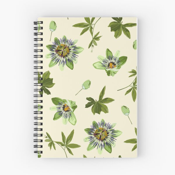 Item preview, Seamless tropical palm leaves, Passiflora flowers. Jungle leaves. designed and sold by MatyKotiv.