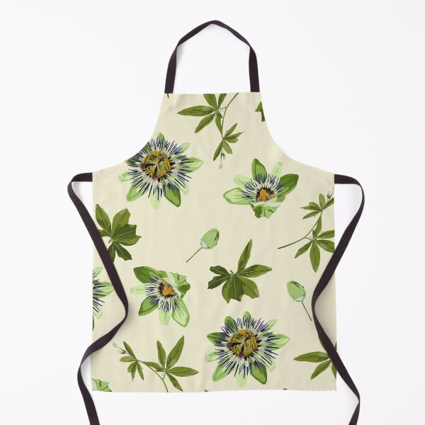 Item preview, Seamless tropical palm leaves, Passiflora flowers. Jungle leaves. designed and sold by MatyKotiv.