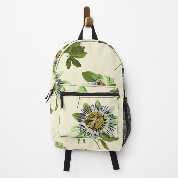 Item preview, Seamless tropical palm leaves, Passiflora flowers. Jungle leaves. designed and sold by MatyKotiv.