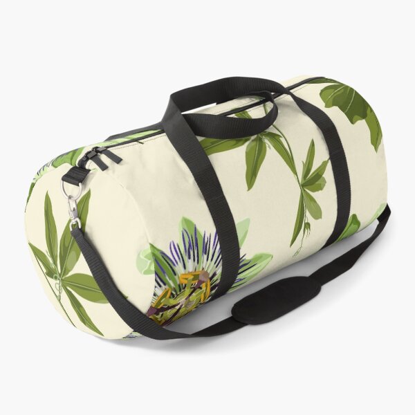 Item preview, Seamless tropical palm leaves, Passiflora flowers. Jungle leaves. designed and sold by MatyKotiv.