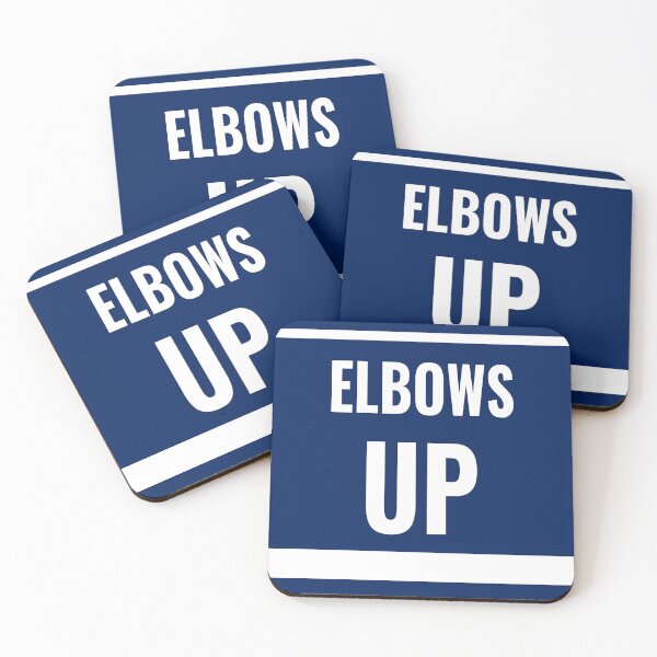 Item preview, Elbows Up Hockey Colours designed and sold by BackgroundPixel.