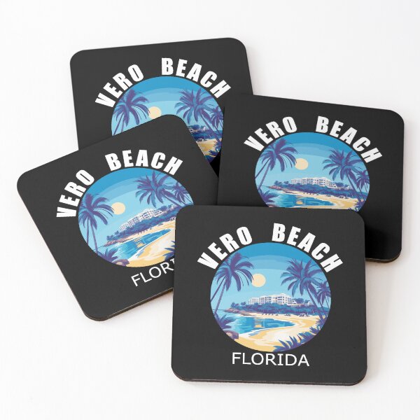 Item preview, Vero Beach - Florida (with White Lettering) designed and sold by VelvetRoom.