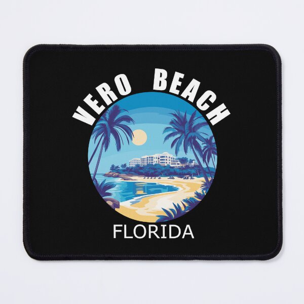 Item preview, Vero Beach - Florida (with White Lettering) designed and sold by VelvetRoom.