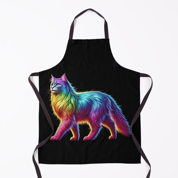 Item preview, Whiskered Wonder Whispers, Rainbow Cat designed and sold by Tiszert.