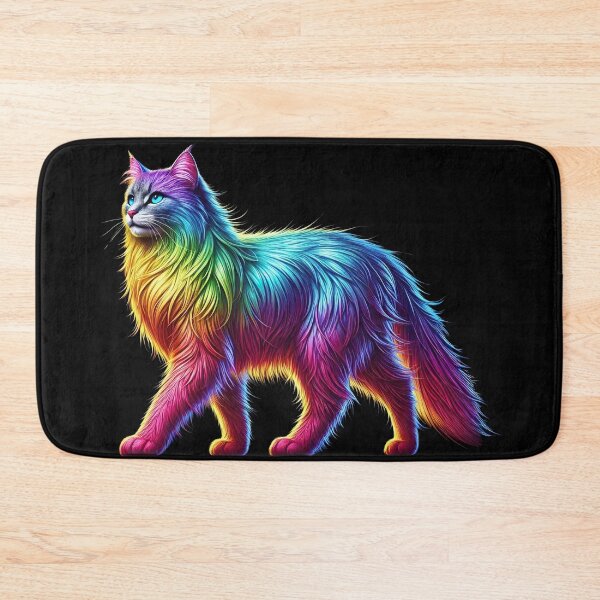 Item preview, Whiskered Wonder Whispers, Rainbow Cat designed and sold by Tiszert.