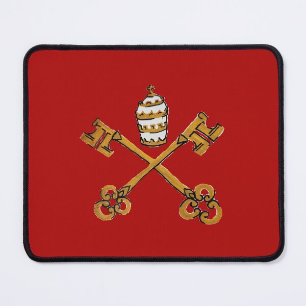 Item preview, Papal Keys (Red) designed and sold by Snowroseblossom.