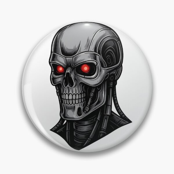 Item preview, Metal Skull from the Future designed and sold by HYSTOREGYMWEAR.