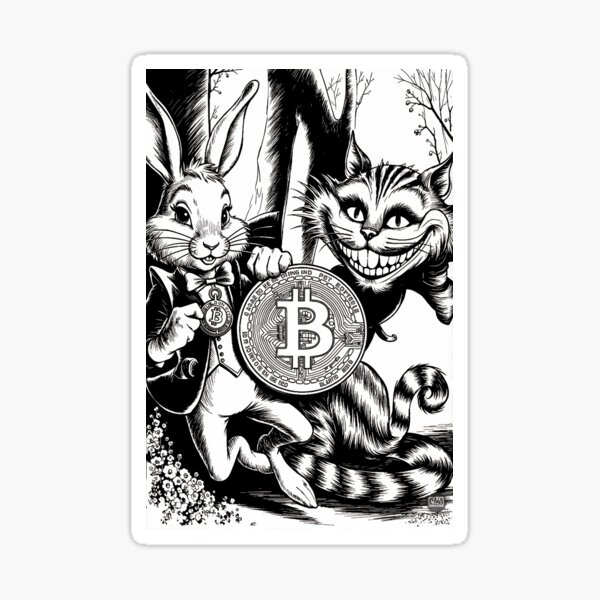 Item preview, Bitcoin in Wonderland  designed and sold by investdesign.