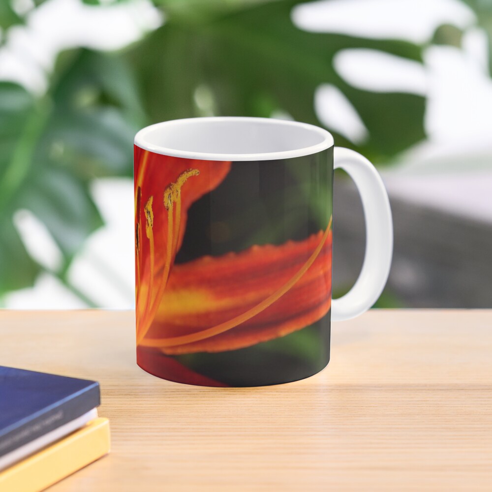 Red Daylily (Hemerocallis) from A Gardener's Notebook Mug