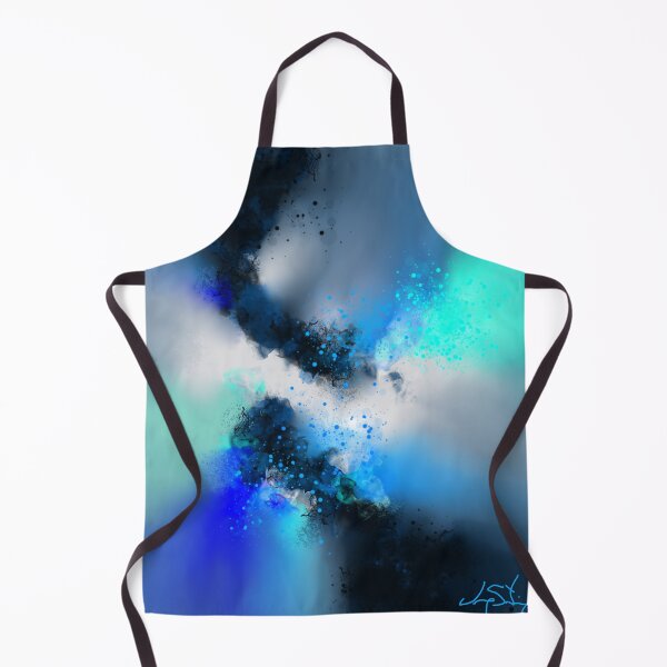 Item preview, Blue Oasis - Blue Green Abstract designed and sold by Joey Santiago.