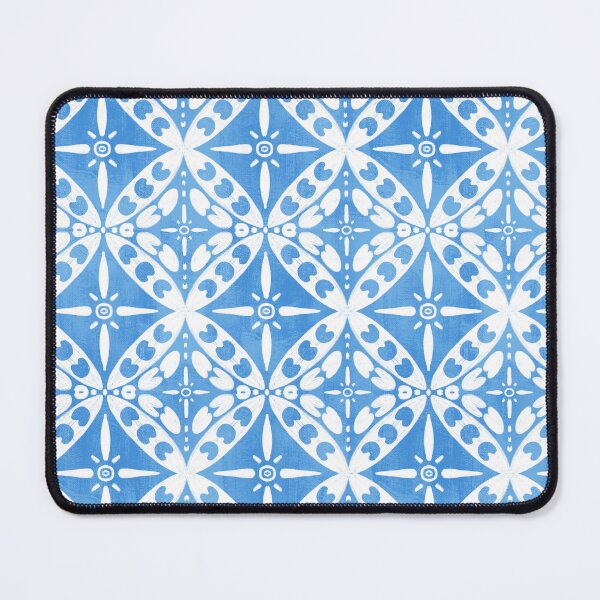 Item preview, Indonesian Kawung Batik Pattern in Blue designed and sold by MadebyUwi.