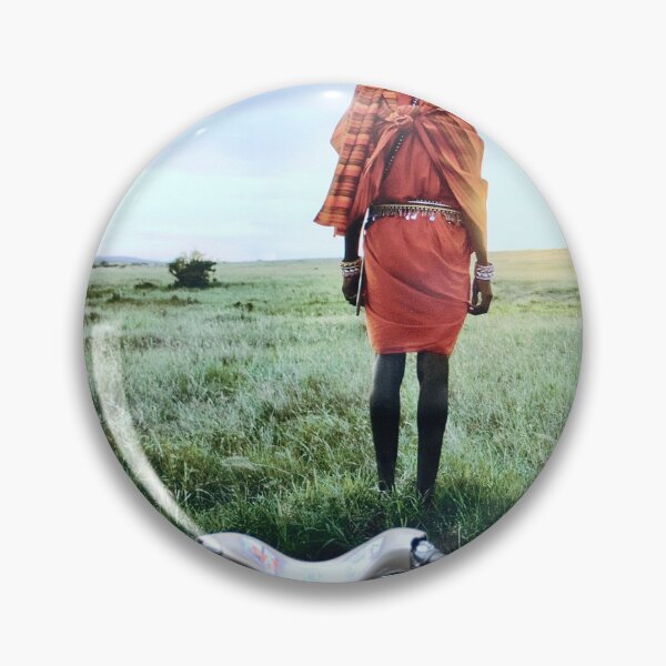 Item preview, Maasai and his herd designed and sold by Jean-Luc Rollier.