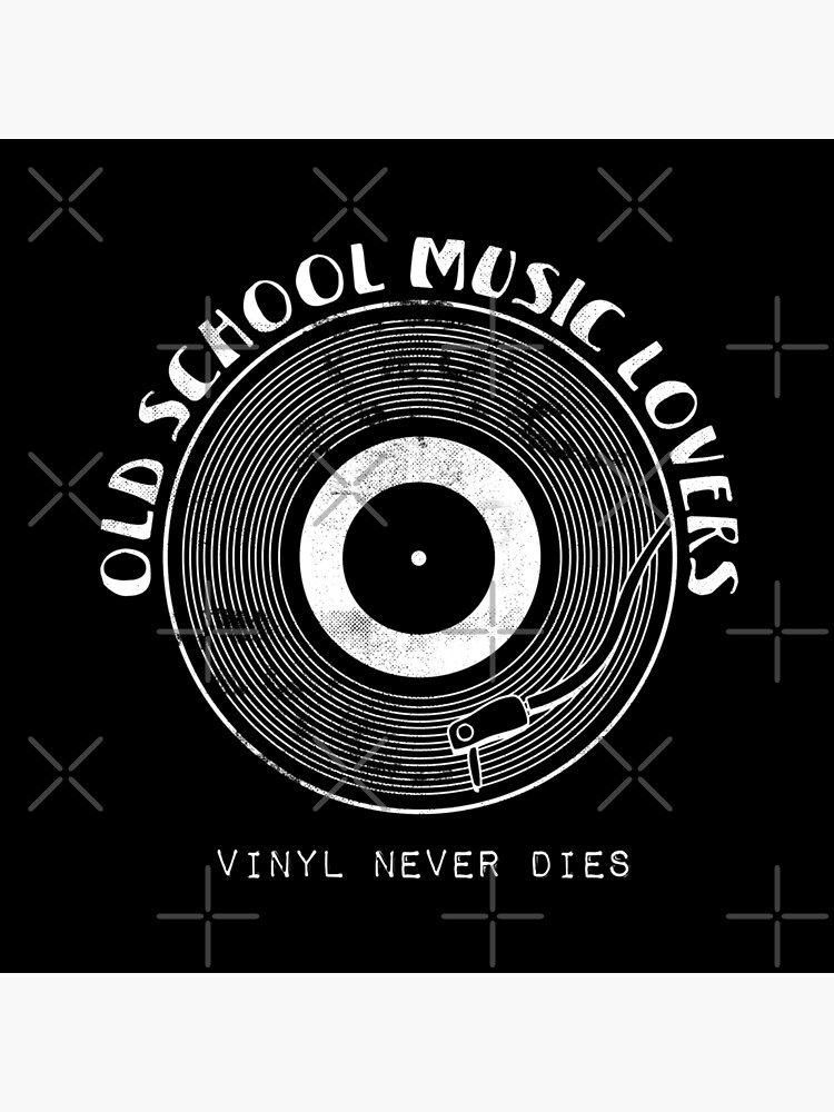 Old School Music Lover Vinyl Records Fan Poster for Sale by EddieBalevo