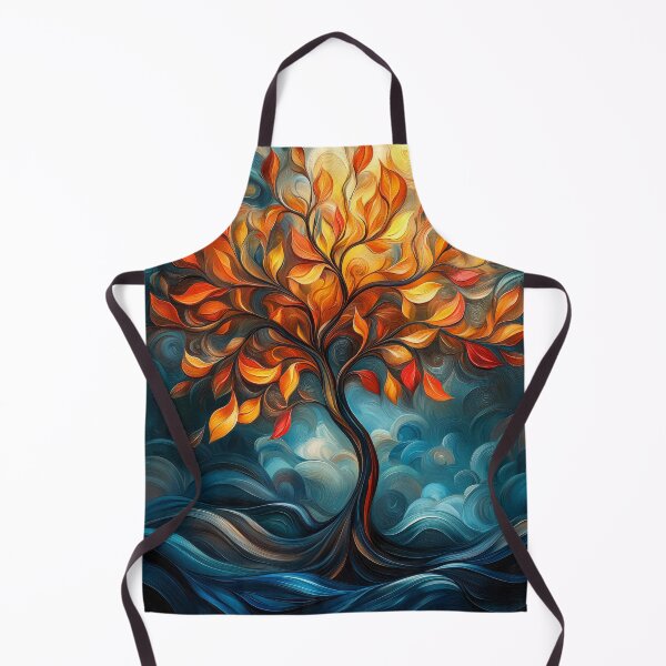 Item preview, Moon over Mystical Autumn Tree of Life designed and sold by MargaretWiktor.