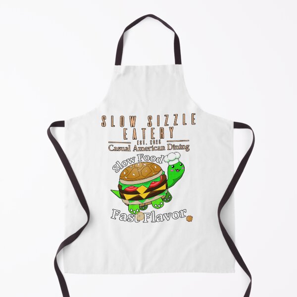 Item preview, Slow Food, Fast Flavor – Turtleburger Diner Mascot Design designed and sold by SHHCreations.