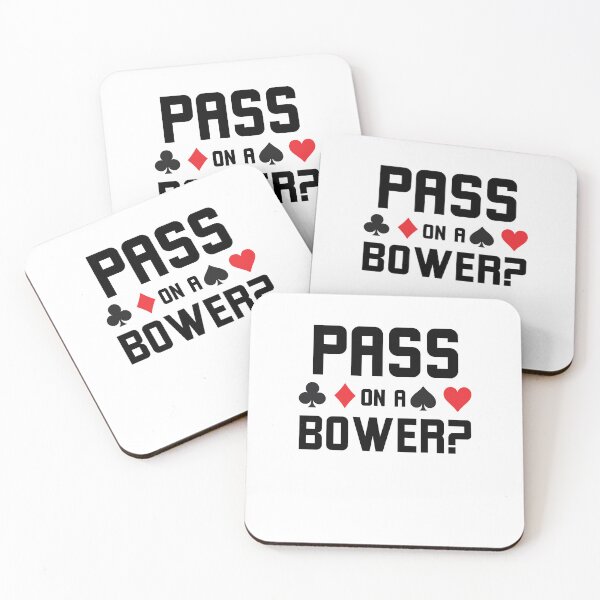 Item preview, Pass on a bower? Funny Euchre player designed and sold by snowry.