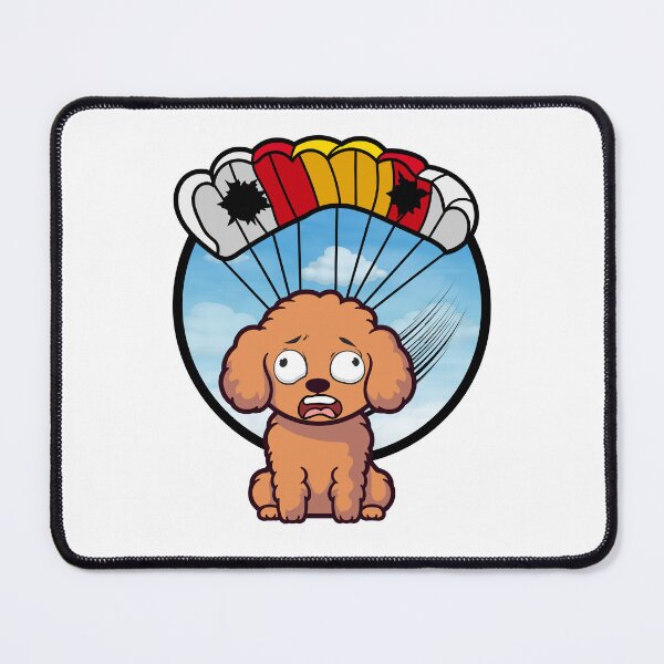 Item preview, Silly Brown dog has a broken parachute designed and sold by Pet Station.