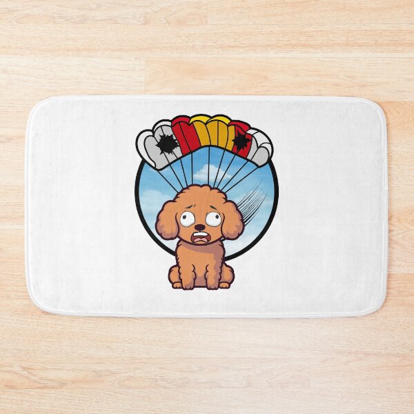 Item preview, Silly Brown dog has a broken parachute designed and sold by Pet Station.