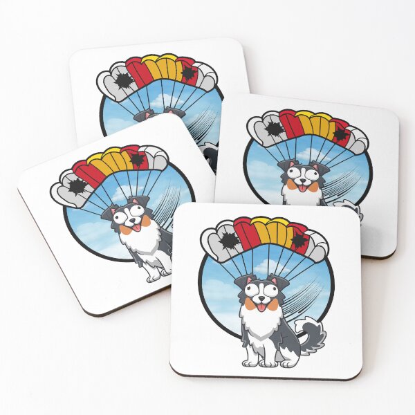 Item preview, Silly Collie dog has a broken parachute designed and sold by Pet Station.