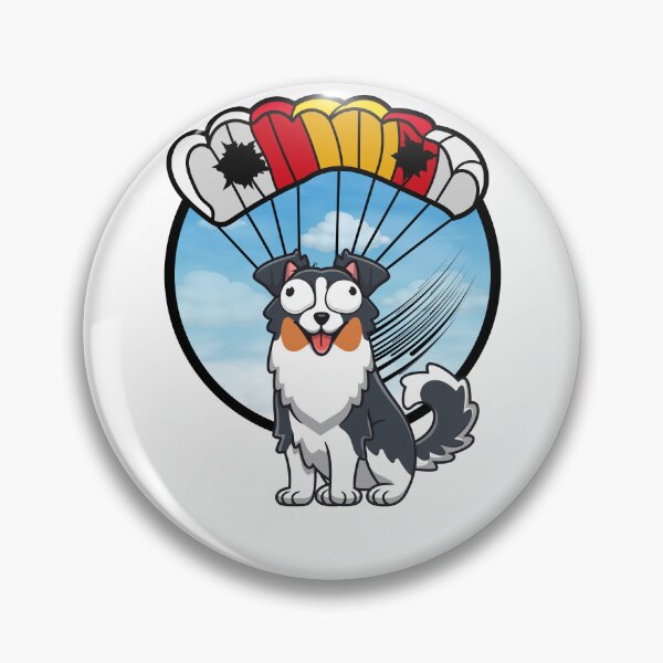 Item preview, Silly Collie dog has a broken parachute designed and sold by Pet Station.