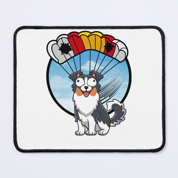 Item preview, Silly Collie dog has a broken parachute designed and sold by Pet Station.