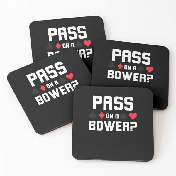 Item preview, Pass on a bower? Funny Euchre player designed and sold by snowry.