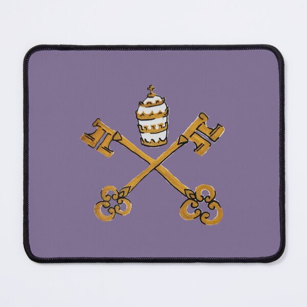 Item preview, Papal Keys Purple designed and sold by Snowroseblossom.