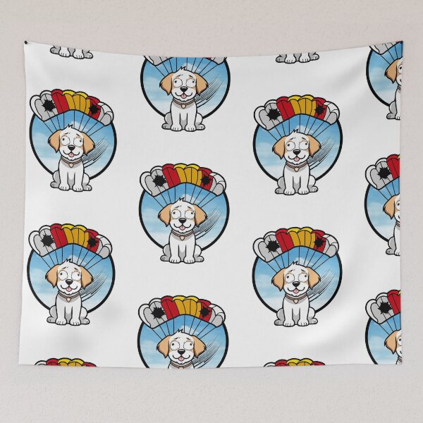 Item preview, Silly Happy dog has a broken parachute designed and sold by Pet Station.