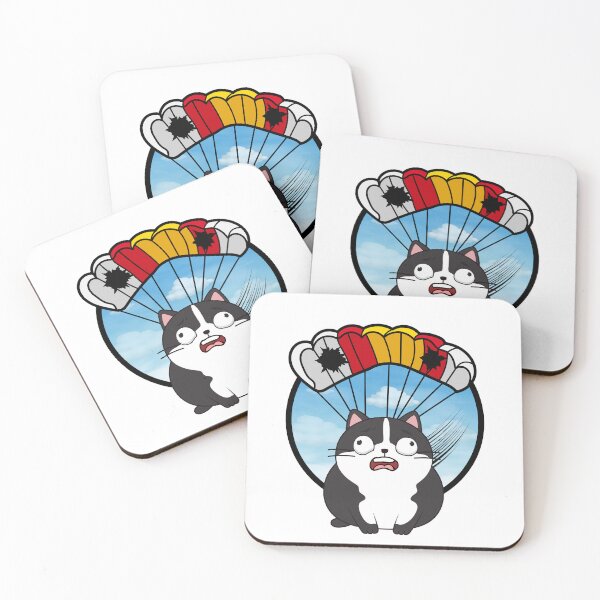 Item preview, Silly fat cat has a broken parachute designed and sold by Pet Station.
