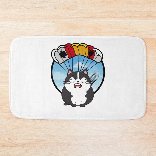 Item preview, Silly fat cat has a broken parachute designed and sold by Pet Station.