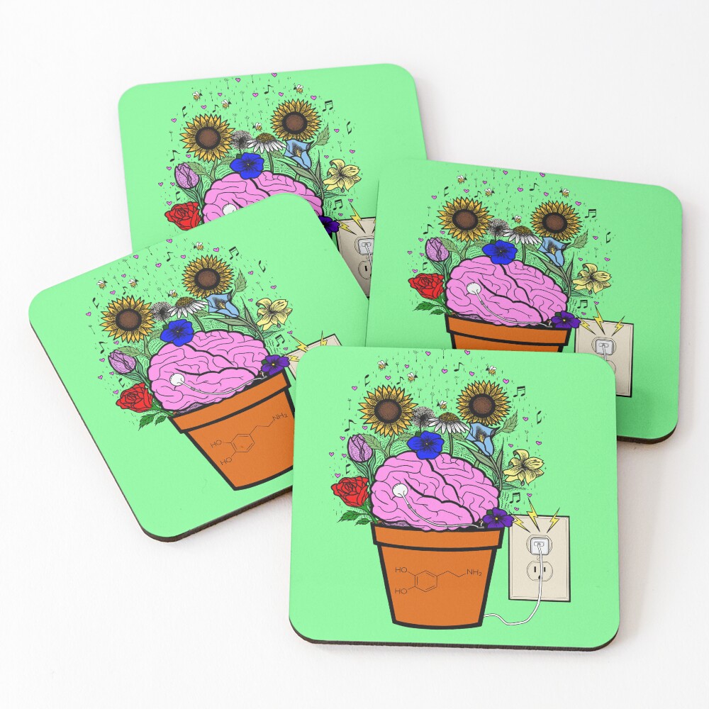 Item preview, Coasters (Set of 4) designed and sold by melaninxqueen.