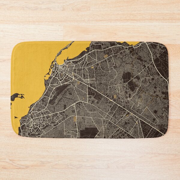 Item preview, Luanda City Map of Angola - Pastel designed and sold by deMAP.