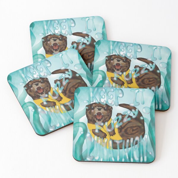 Item preview, Keep It Fuzzy – Lunathion Otter Fan Design designed and sold by AvviareArt.