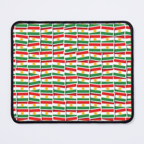 Item preview, Kurdistan Flag Pattern designed and sold by Beluga Cat.