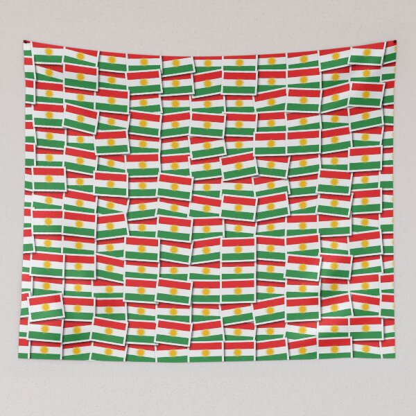 Item preview, Kurdistan Flag Pattern designed and sold by Beluga Cat.