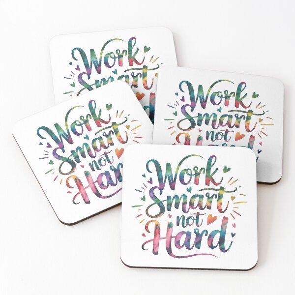 Item preview, Work smart not hard designed and sold by nimmitrends.
