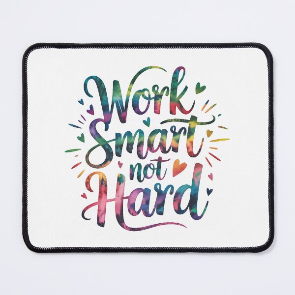 Item preview, Work smart not hard designed and sold by nimmitrends.