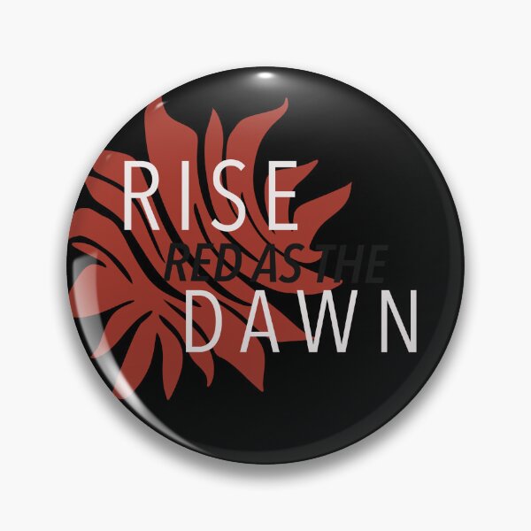 Item preview, Rise Red as the Dawn – Dystopian Fantasy Quote Design designed and sold by AvviareArt.