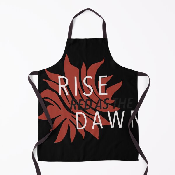 Item preview, Rise Red as the Dawn – Dystopian Fantasy Quote Design designed and sold by AvviareArt.
